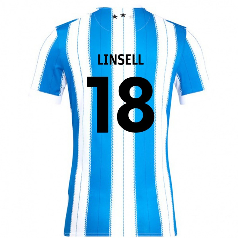 Danxen Heren Alice Linsell #18 Blauw Wit Thuisshirt Thuistenue 2024/25 T-Shirt