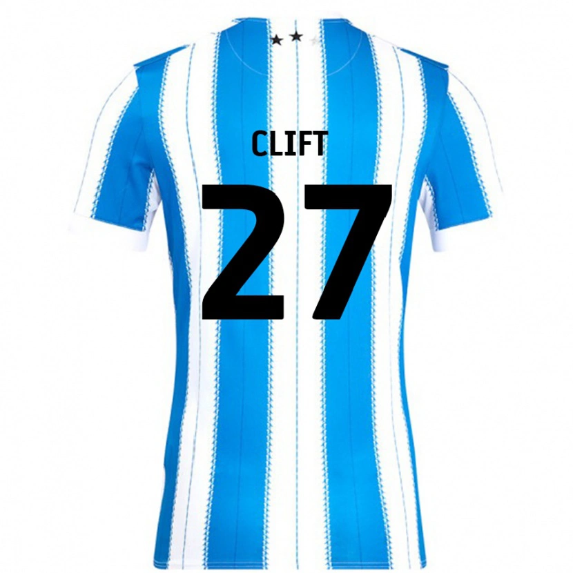 Danxen Heren Cassidy Clift #27 Blauw Wit Thuisshirt Thuistenue 2024/25 T-Shirt