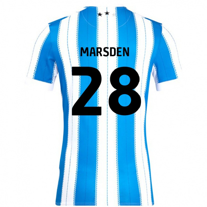 Danxen Heren Brooke Marsden #28 Blauw Wit Thuisshirt Thuistenue 2024/25 T-Shirt