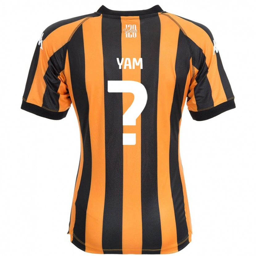 Danxen Heren Callum Yam #0 Zwart Amber Thuisshirt Thuistenue 2024/25 T-Shirt