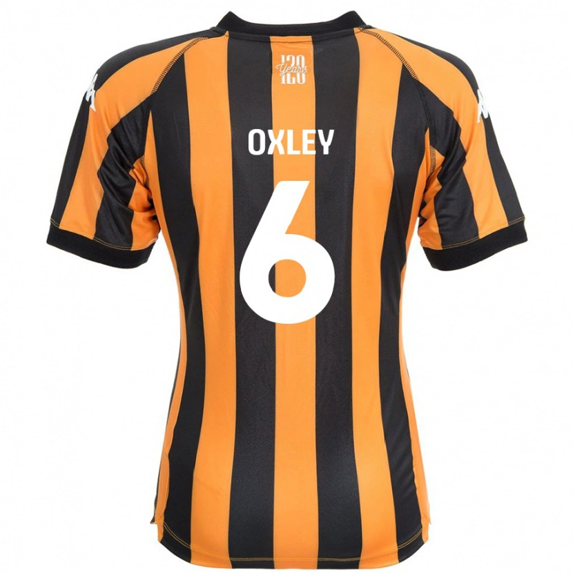 Danxen Heren Tilly Oxley #6 Zwart Amber Thuisshirt Thuistenue 2024/25 T-Shirt