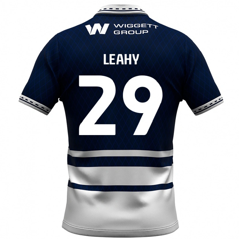 Danxen Heren Tom Leahy #29 Marineblauw Wit Thuisshirt Thuistenue 2024/25 T-Shirt