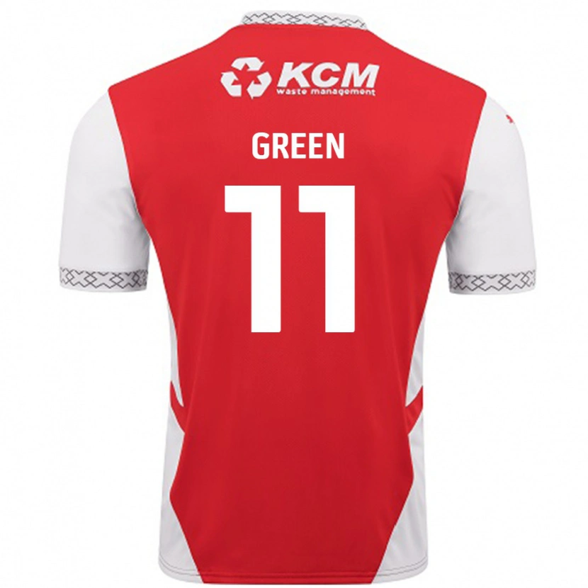 Danxen Heren Andre Green #11 Rood Wit Thuisshirt Thuistenue 2024/25 T-Shirt