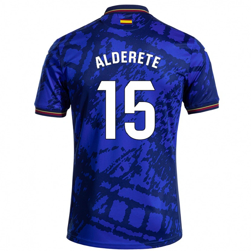 Danxen Heren Omar Alderete #15 Donkerder Blauw Thuisshirt Thuistenue 2024/25 T-Shirt