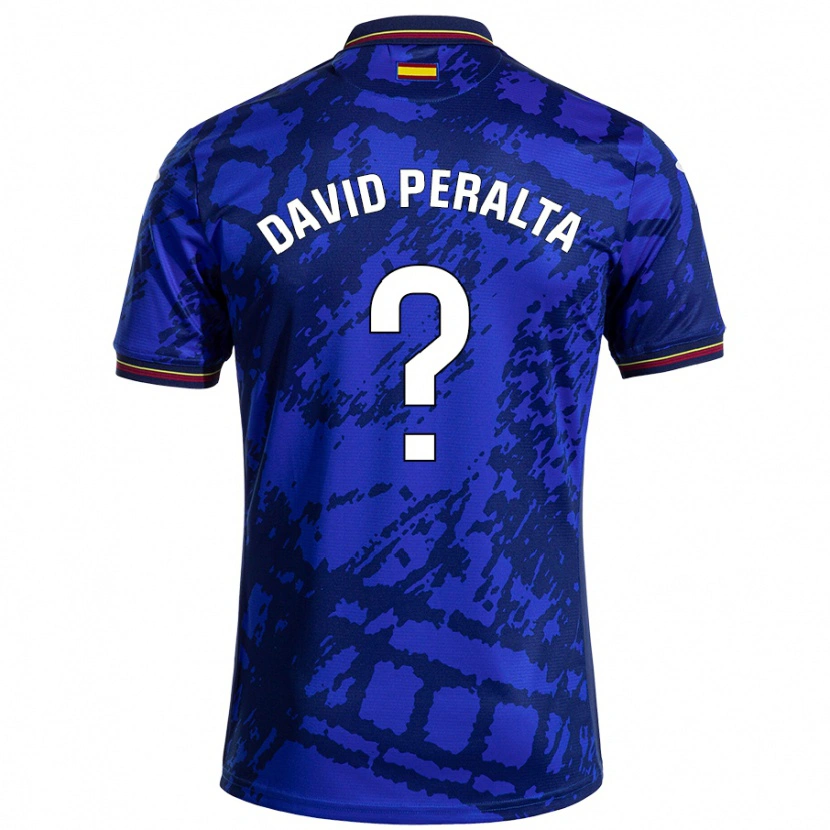 Danxen Heren Juan David Peralta #0 Donkerder Blauw Thuisshirt Thuistenue 2024/25 T-Shirt