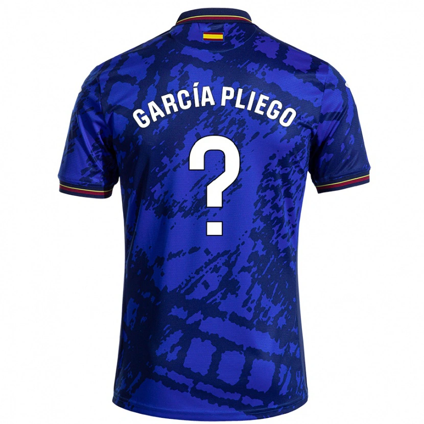 Danxen Heren Hugo García Pliego #0 Donkerder Blauw Thuisshirt Thuistenue 2024/25 T-Shirt