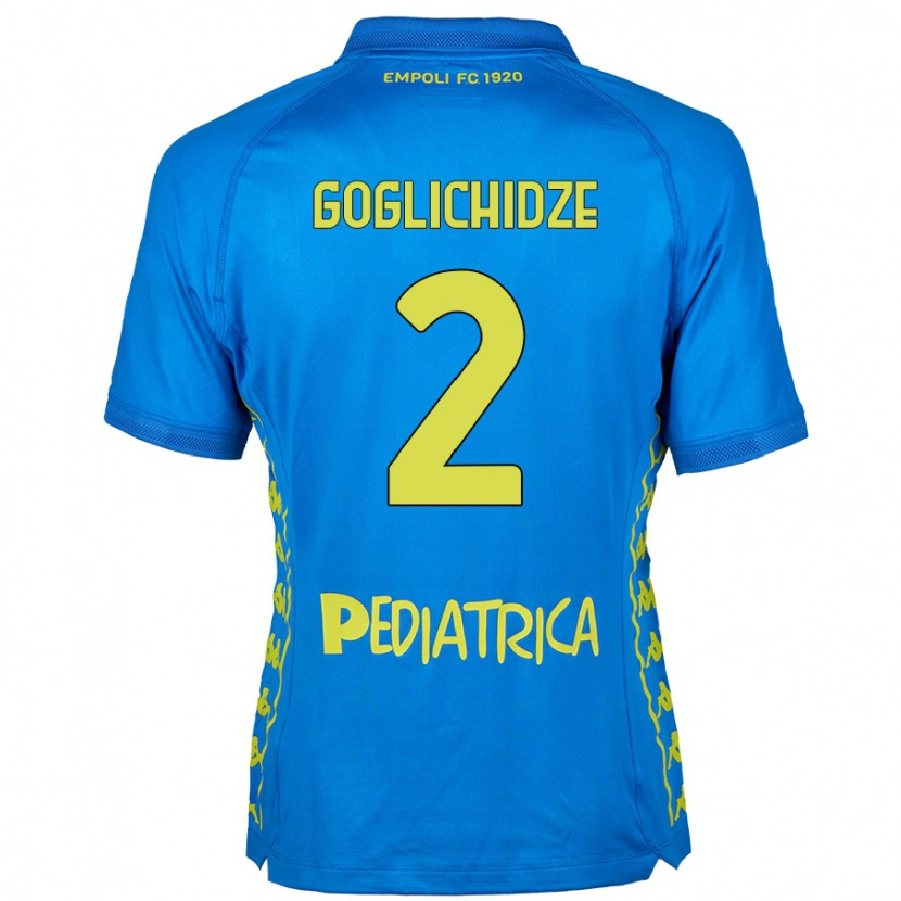 Danxen Heren Saba Goglichidze #2 Blauw Thuisshirt Thuistenue 2024/25 T-Shirt