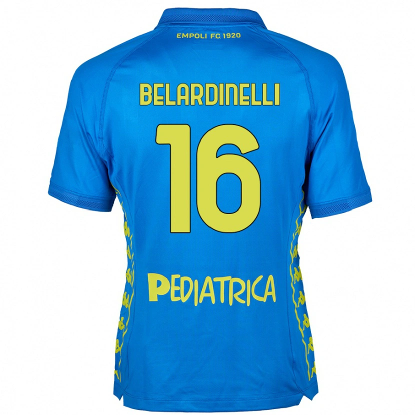 Danxen Heren Luca Belardinelli #16 Blauw Thuisshirt Thuistenue 2024/25 T-Shirt