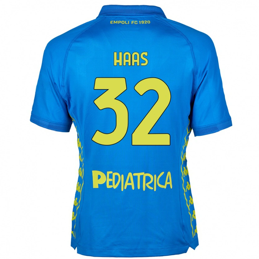 Danxen Heren Nicolas Haas #32 Blauw Thuisshirt Thuistenue 2024/25 T-Shirt