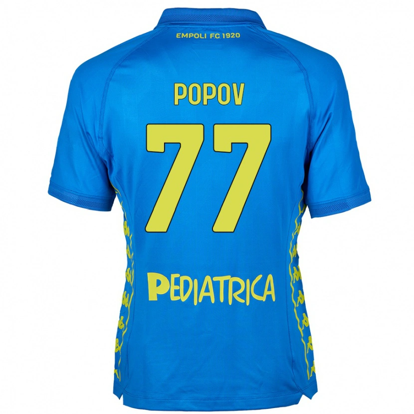 Danxen Heren Bogdan Popov #77 Blauw Thuisshirt Thuistenue 2024/25 T-Shirt