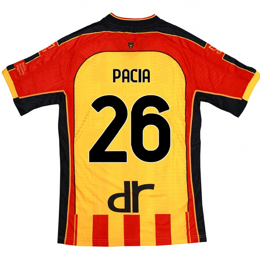 Danxen Heren Fabiano Pacia #26 Geel Rood Thuisshirt Thuistenue 2024/25 T-Shirt