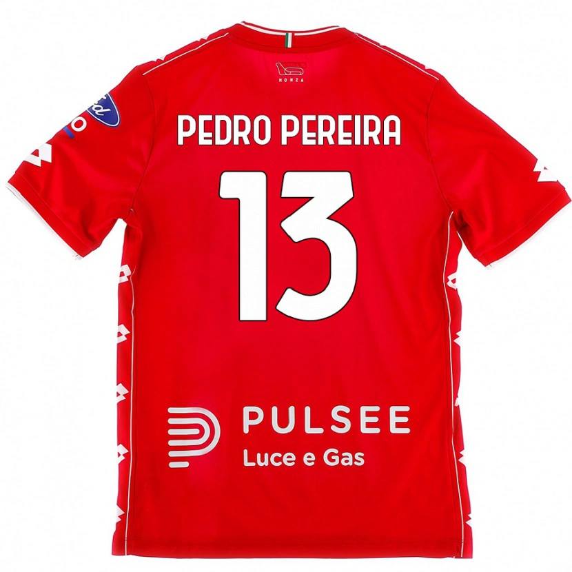 Danxen Heren Pedro Pereira #13 Rood Wit Thuisshirt Thuistenue 2024/25 T-Shirt