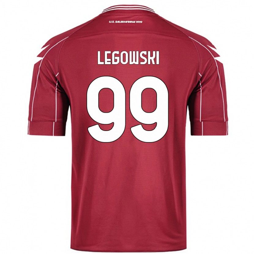 Danxen Heren Mateusz Legowski #99 Bordeauxrood Thuisshirt Thuistenue 2024/25 T-Shirt