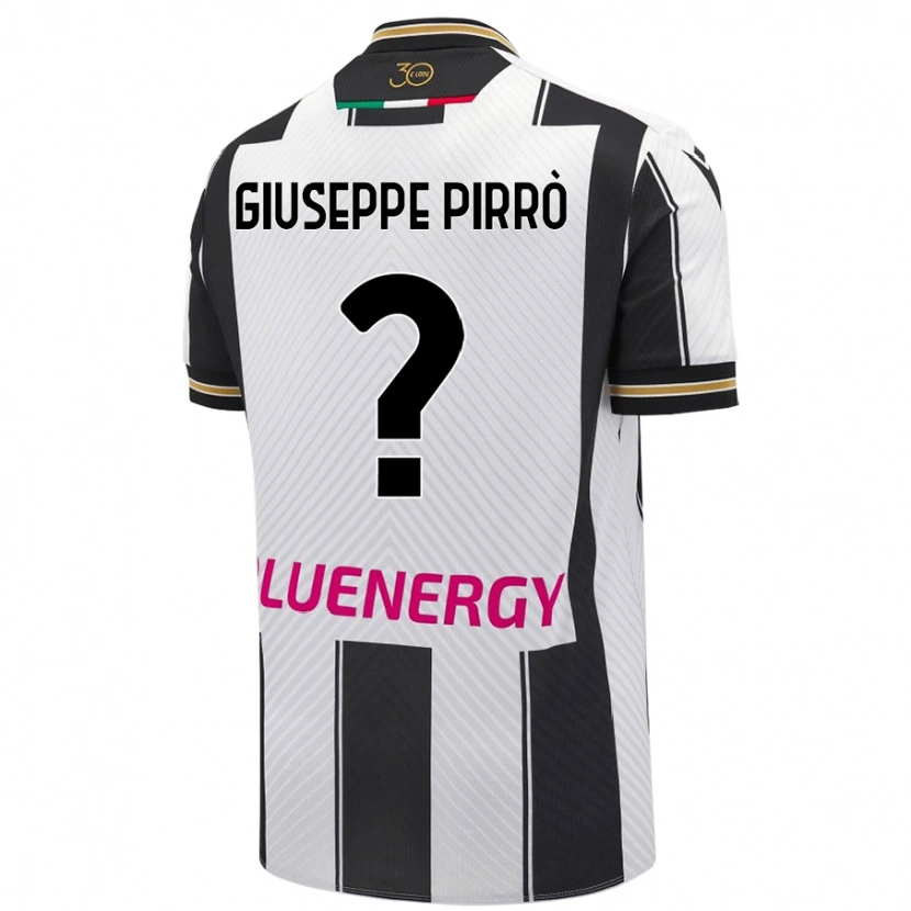 Danxen Heren Marco Giuseppe Pirrò #0 Wit Zwart Thuisshirt Thuistenue 2024/25 T-Shirt