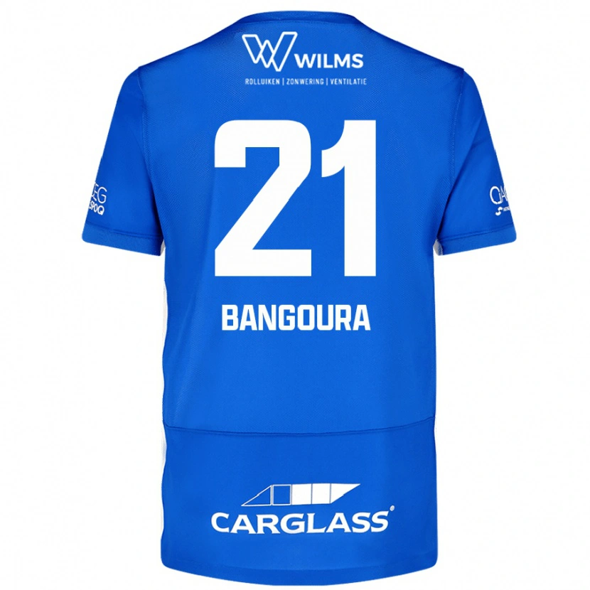 Danxen Heren Ibrahima Sory Bangoura #21 Blauw Thuisshirt Thuistenue 2024/25 T-Shirt