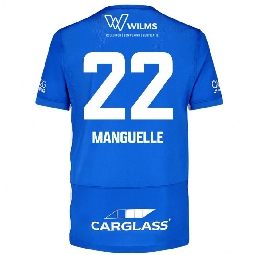 Danxen Heren Brad Manguelle #22 Blauw Thuisshirt Thuistenue 2024/25 T-Shirt