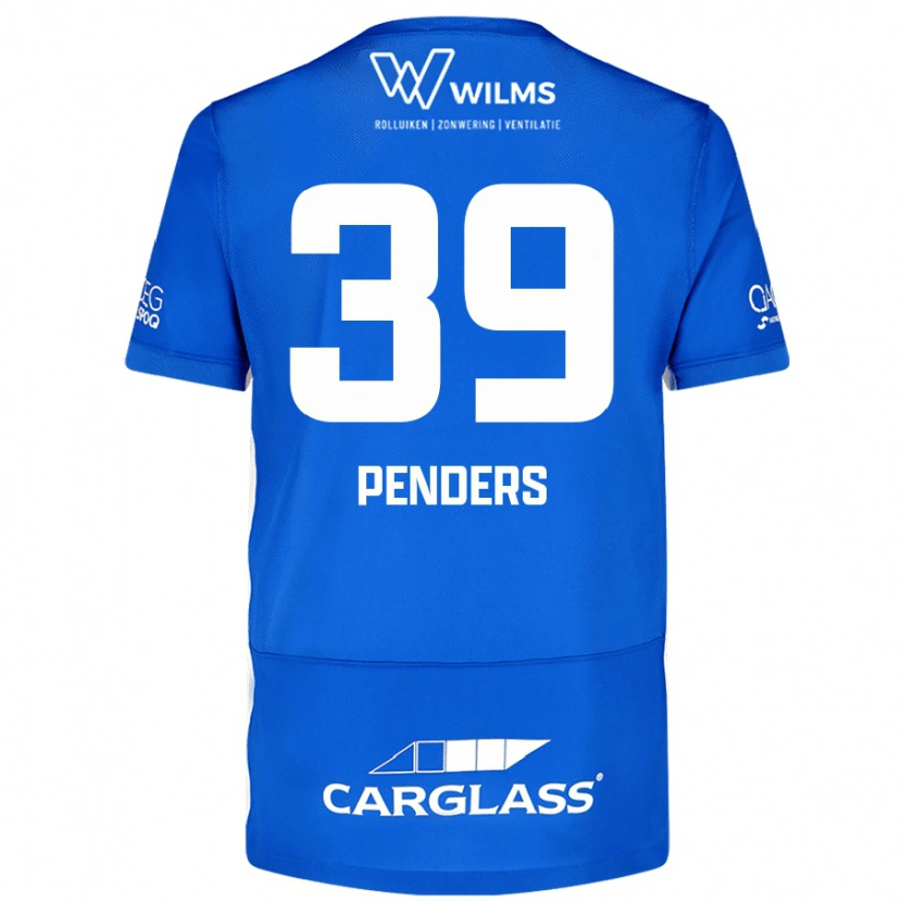 Danxen Heren Mike Penders #39 Blauw Thuisshirt Thuistenue 2024/25 T-Shirt