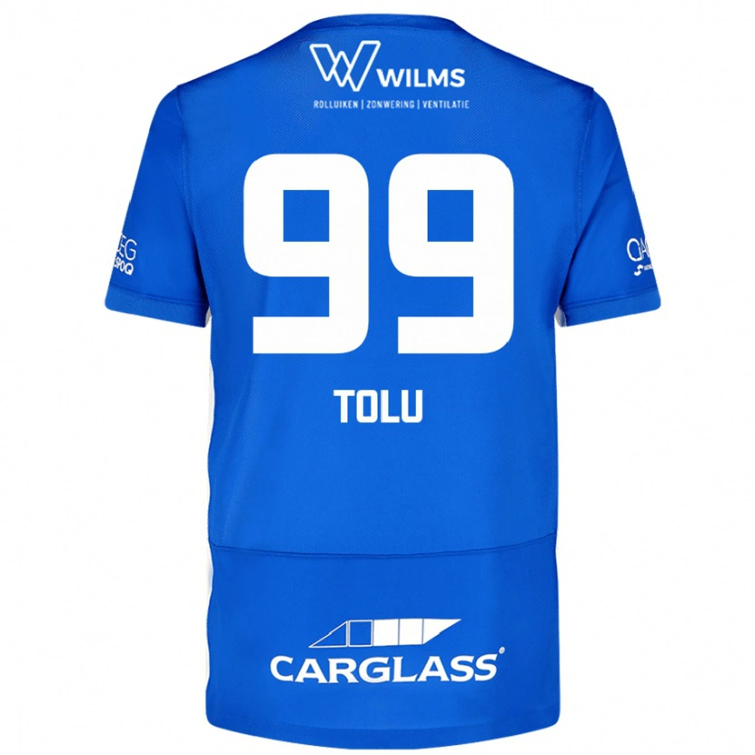 Danxen Heren Tolu Arokodare #99 Blauw Thuisshirt Thuistenue 2024/25 T-Shirt