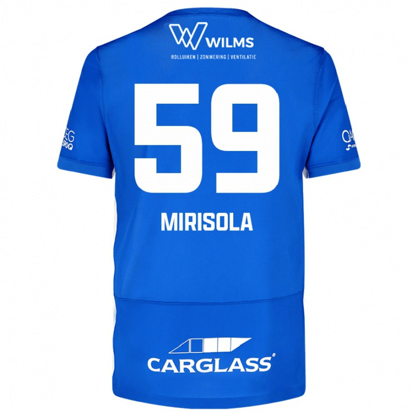 Danxen Heren Robin Mirisola #59 Blauw Thuisshirt Thuistenue 2024/25 T-Shirt