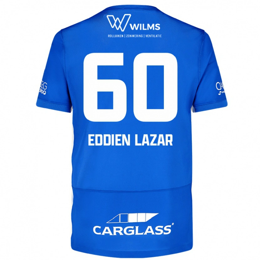 Danxen Heren Saif Eddien Lazar #60 Blauw Thuisshirt Thuistenue 2024/25 T-Shirt