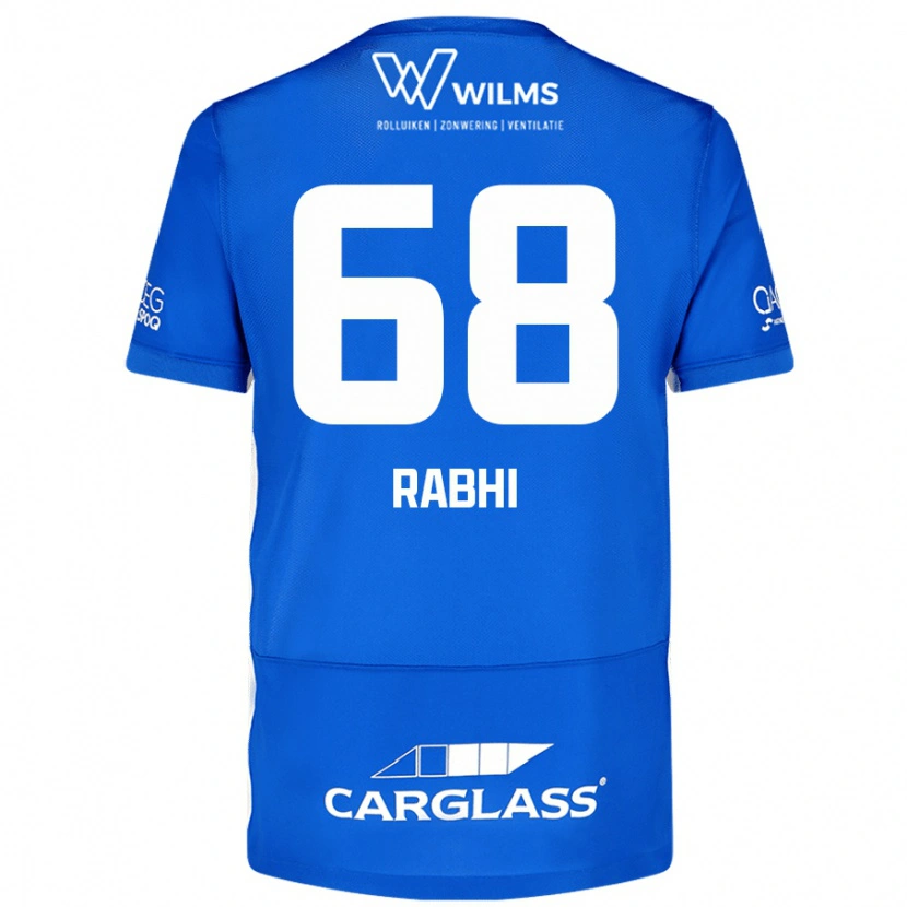 Danxen Heren Ayman Rabhi #68 Blauw Thuisshirt Thuistenue 2024/25 T-Shirt