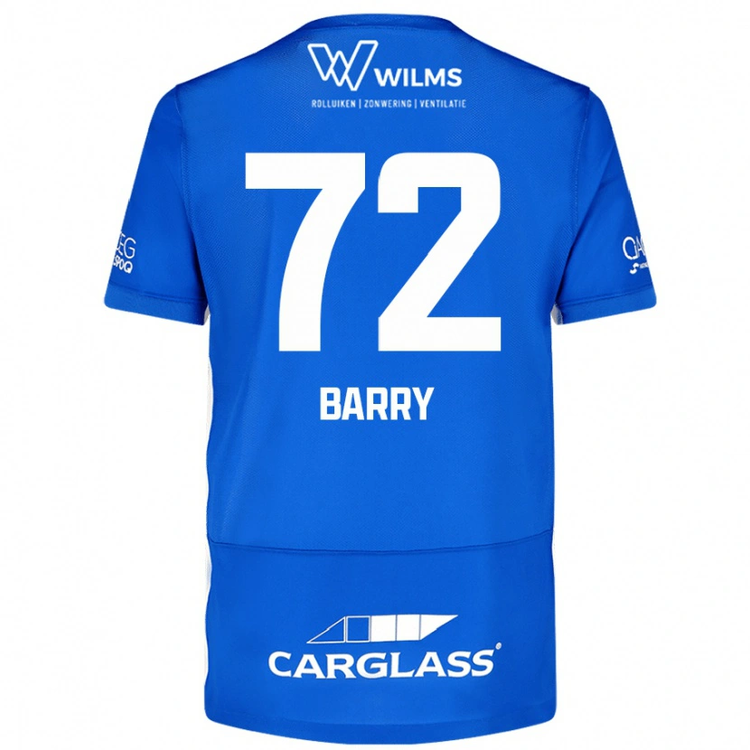 Danxen Heren Alpha Barry #72 Blauw Thuisshirt Thuistenue 2024/25 T-Shirt