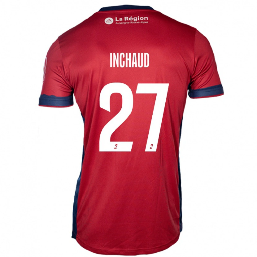 Danxen Heren Marks Inchaud #27 Licht Bordeauxrood Thuisshirt Thuistenue 2024/25 T-Shirt