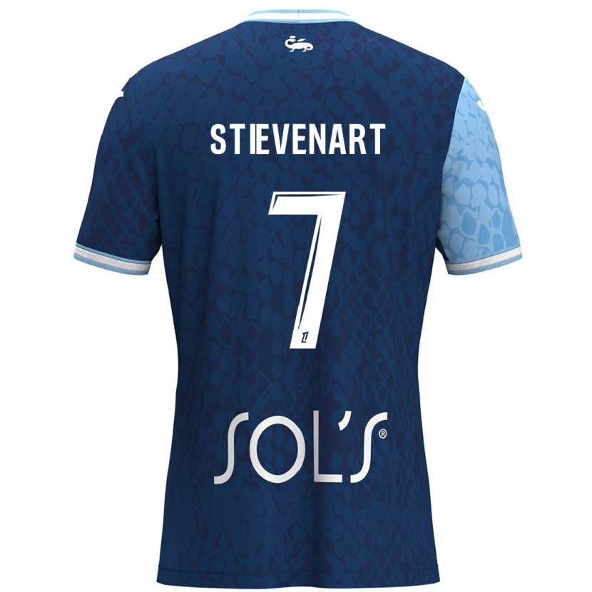 Danxen Heren Zoé Stievenart #7 Hemelsblauw Donkerblauw Thuisshirt Thuistenue 2024/25 T-Shirt