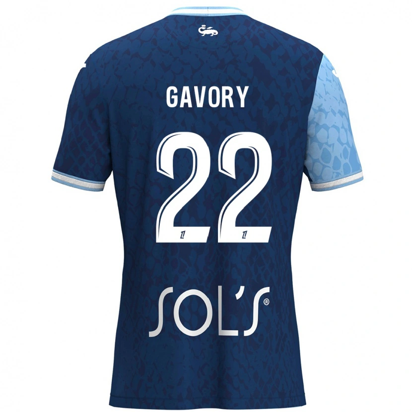 Danxen Heren Christy Gavory #22 Hemelsblauw Donkerblauw Thuisshirt Thuistenue 2024/25 T-Shirt