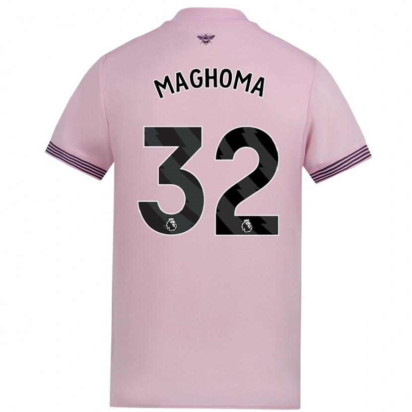 Danxen Heren Paris Maghoma #32 Roze Uitshirt Uittenue 2024/25 T-Shirt