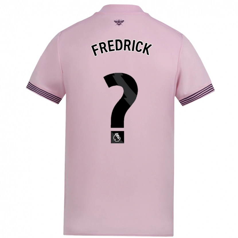 Danxen Heren Benjamin Fredrick #0 Roze Uitshirt Uittenue 2024/25 T-Shirt