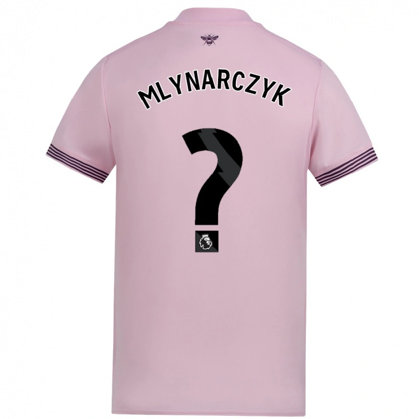 Danxen Heren Adam Mlynarczyk #0 Roze Uitshirt Uittenue 2024/25 T-Shirt