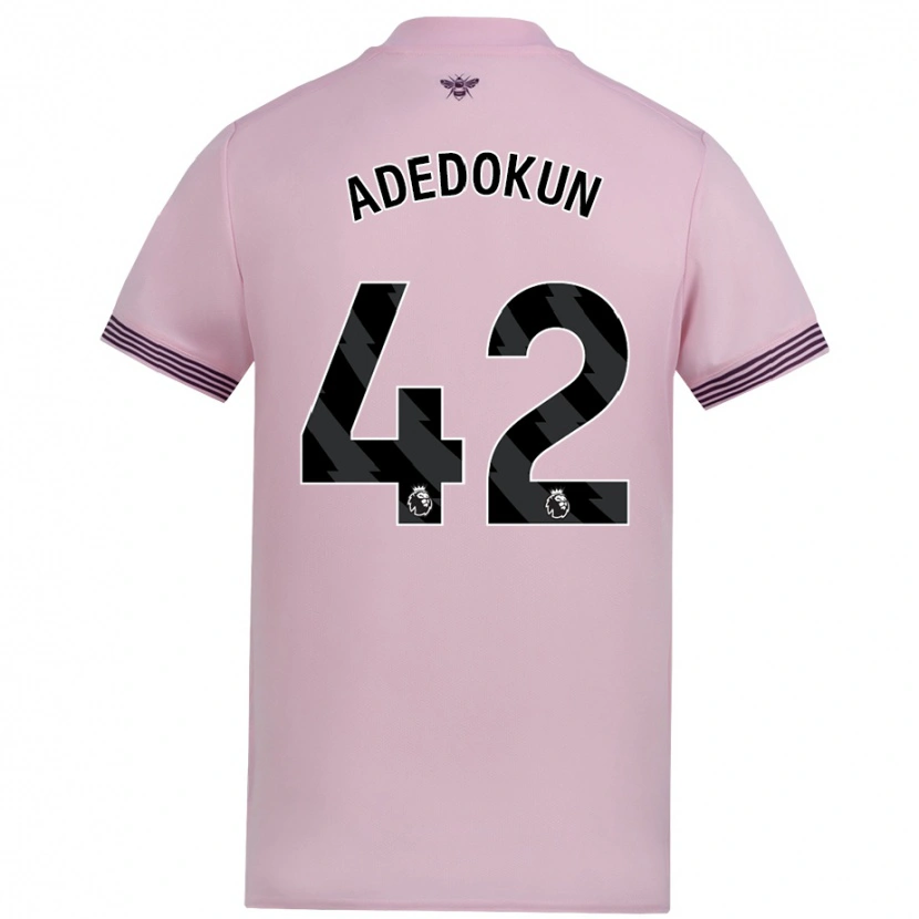 Danxen Heren Val Adedokun #42 Roze Uitshirt Uittenue 2024/25 T-Shirt