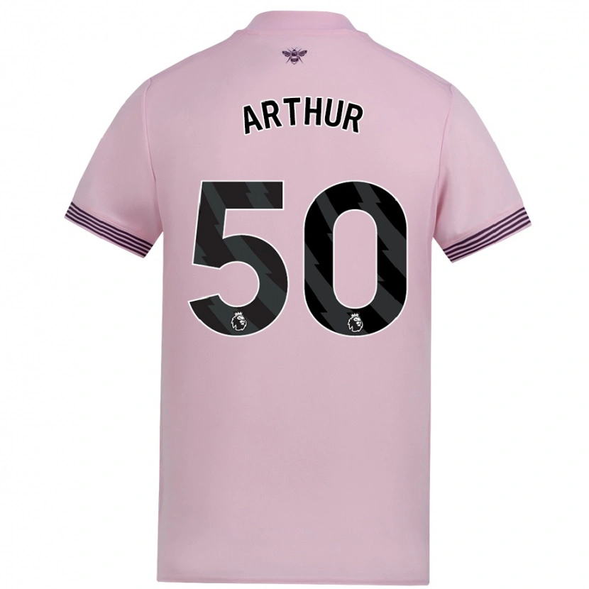 Danxen Heren Benjamin Arthur #50 Roze Uitshirt Uittenue 2024/25 T-Shirt