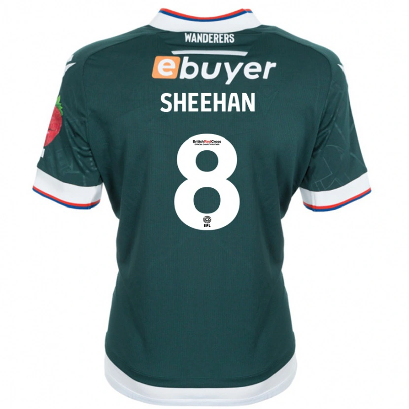 Danxen Heren Josh Sheehan #8 Donkergroen Uitshirt Uittenue 2024/25 T-Shirt