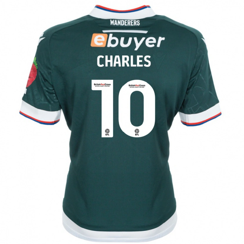 Danxen Heren Dion Charles #10 Donkergroen Uitshirt Uittenue 2024/25 T-Shirt