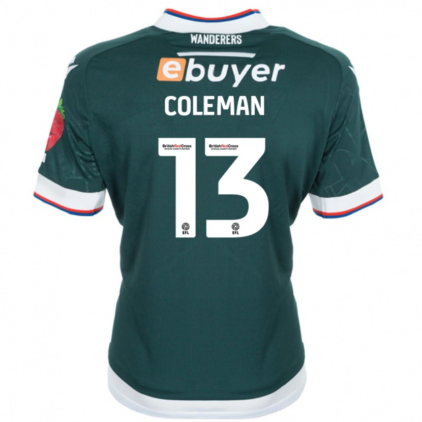 Danxen Heren Joel Coleman #13 Donkergroen Uitshirt Uittenue 2024/25 T-Shirt