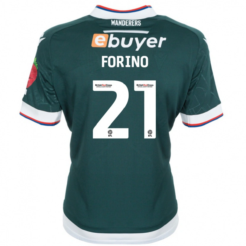 Danxen Heren Chris Forino #21 Donkergroen Uitshirt Uittenue 2024/25 T-Shirt