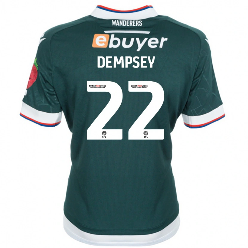 Danxen Heren Kyle Dempsey #22 Donkergroen Uitshirt Uittenue 2024/25 T-Shirt