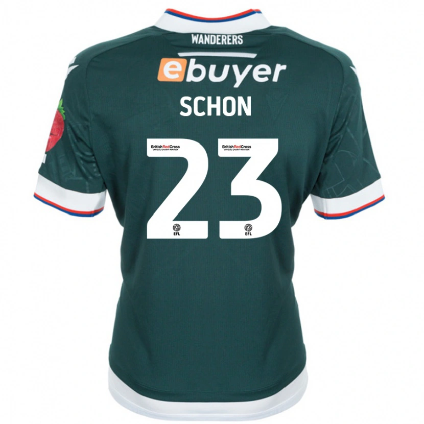 Danxen Heren Szabolcs Schön #23 Donkergroen Uitshirt Uittenue 2024/25 T-Shirt