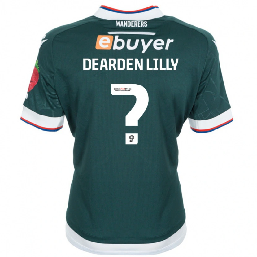 Danxen Heren Jessica Dearden-Lilly #0 Donkergroen Uitshirt Uittenue 2024/25 T-Shirt