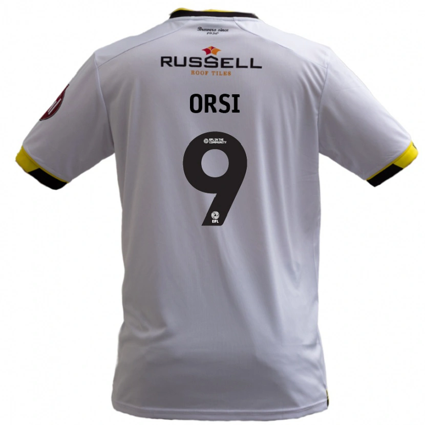 Danxen Heren Danilo Orsi #9 Wit Uitshirt Uittenue 2024/25 T-Shirt