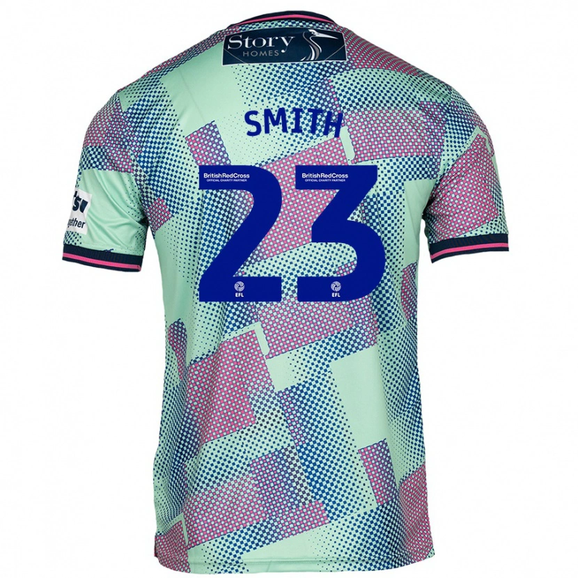 Danxen Heren Jude Smith #23 Groen Uitshirt Uittenue 2024/25 T-Shirt