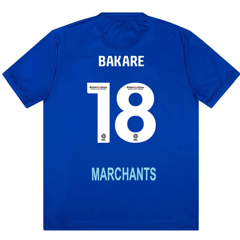 Danxen Heren Ibrahim Bakare #18 Groen Uitshirt Uittenue 2024/25 T-Shirt