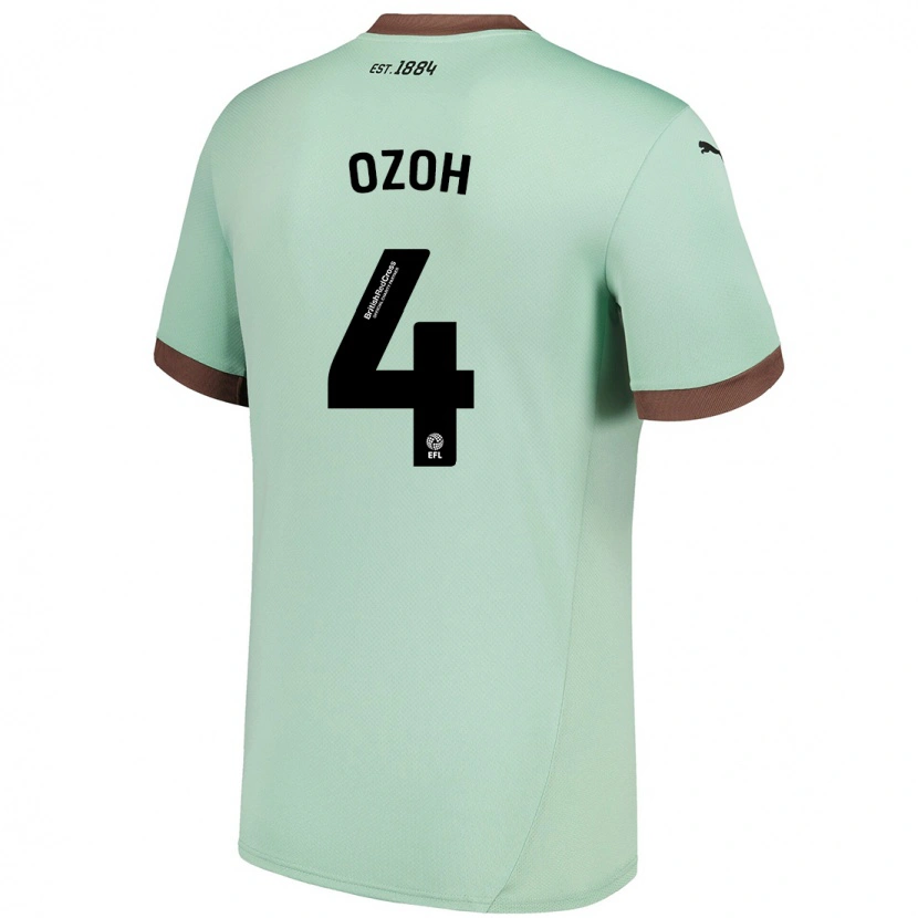 Danxen Heren David Ozoh #4 Lichtgroen Uitshirt Uittenue 2024/25 T-Shirt