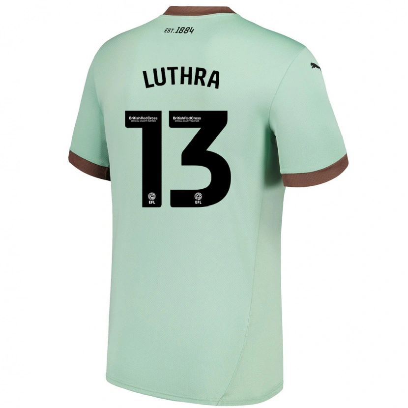 Danxen Heren Rohan Luthra #13 Lichtgroen Uitshirt Uittenue 2024/25 T-Shirt