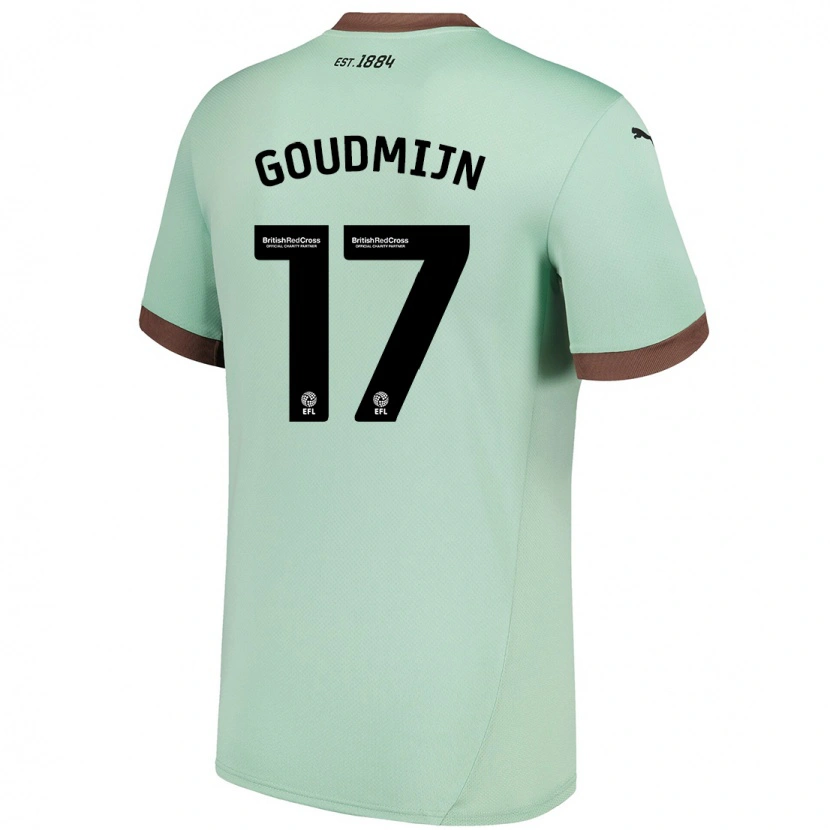 Danxen Heren Kenzo Goudmijn #17 Lichtgroen Uitshirt Uittenue 2024/25 T-Shirt