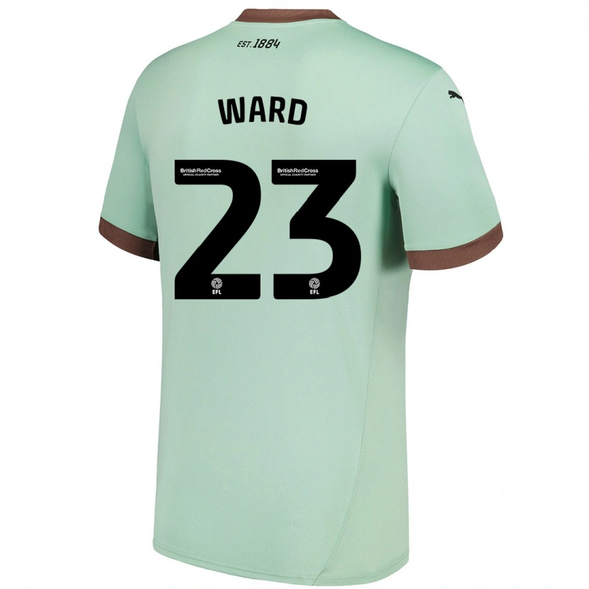 Danxen Heren Joe Ward #23 Lichtgroen Uitshirt Uittenue 2024/25 T-Shirt