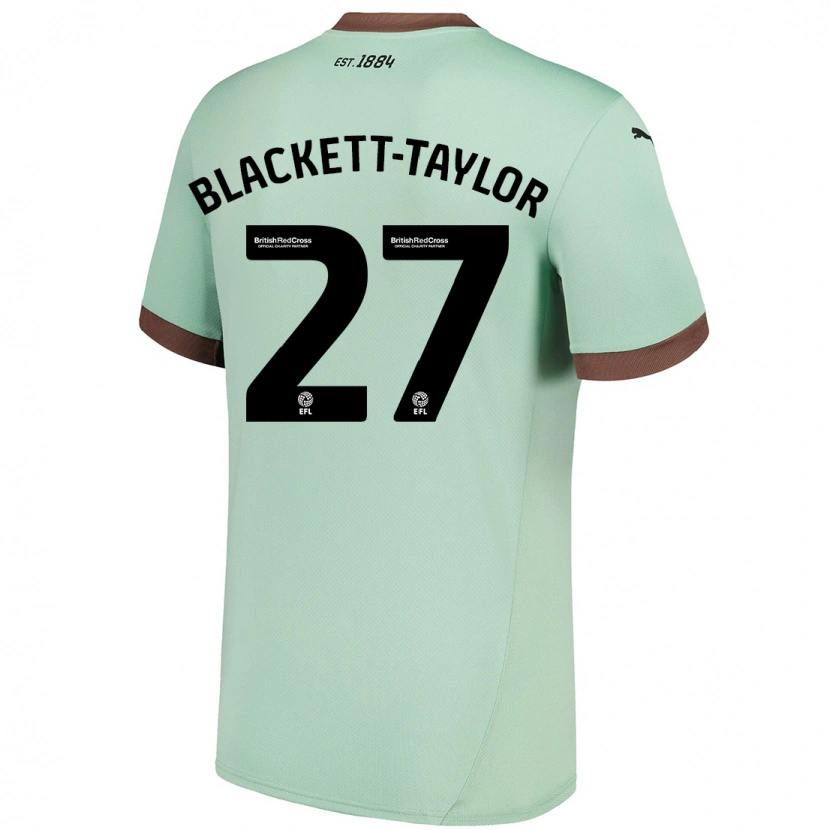 Danxen Heren Corey Blackett-Taylor #27 Lichtgroen Uitshirt Uittenue 2024/25 T-Shirt