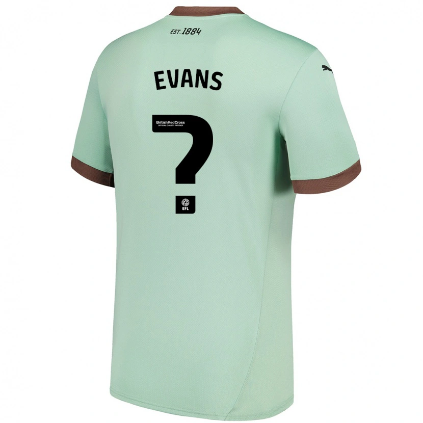 Danxen Heren Harry Evans #0 Lichtgroen Uitshirt Uittenue 2024/25 T-Shirt